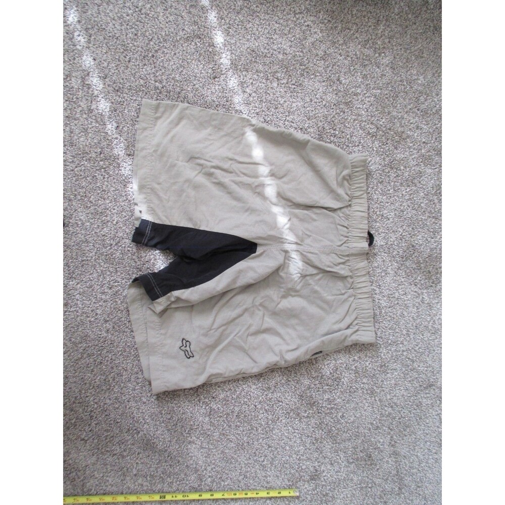 Fox Padded Mens Shorts L Mountain Bike BMX motocross athletic beige